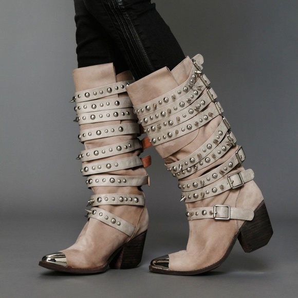 Jeffrey Campbell Shoes - Jeffrey Campbell Free People Kravitz Boots Sz 6